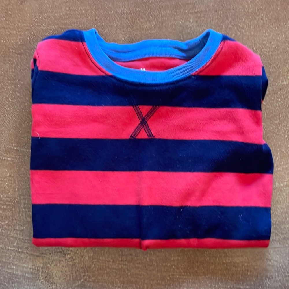 Primary Pajama Striped Top 8-9